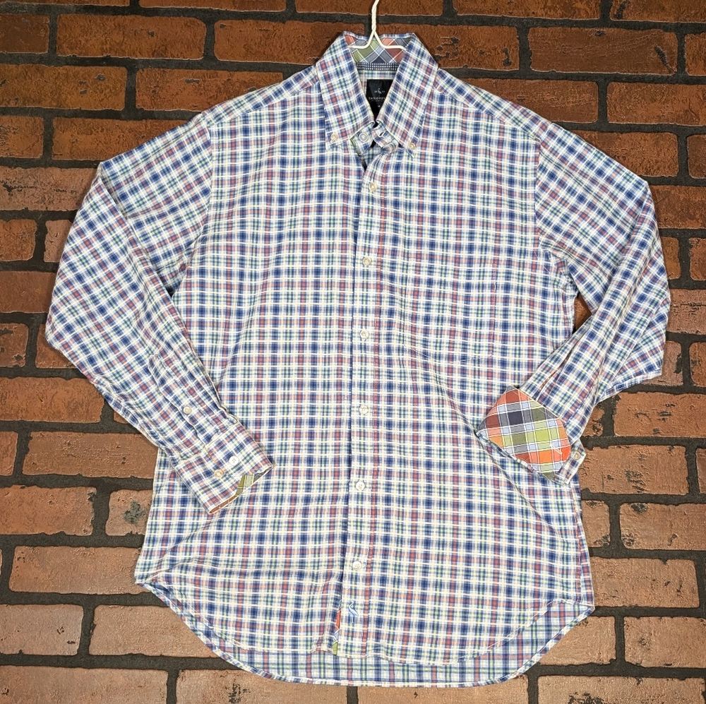 Tailorbyrd Men's M Colorful‎ Cotton Button Down Shirt